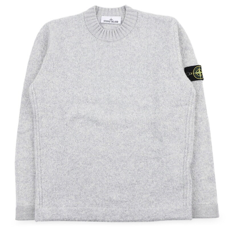 디몬트 스톤 남성 와펜 패치 크루넥 울 니트(멜란지그레이) K2S15 5100056 S00N2 V0M64 - Stone Island