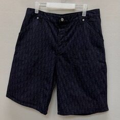 디올 오블리크 카스리 코튼 데님 카펜터 쇼츠 팬츠 ( 34 )  썸네일 2