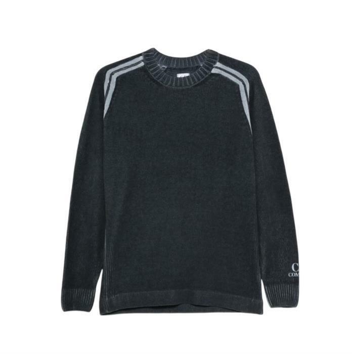 CP컴퍼니 셔닐 코튼 더블 다이 크루넥 스웨터 20CMKN088A 110647S 889 - CP company