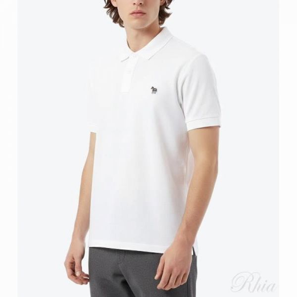 폴스미스 레귤러핏 지브라 패치 폴로 셔츠 M2R 183K PZEBRA 01 - Paul Smith