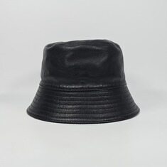 프라다 삼각로고 레더 가죽 버킷햇 ( L )  썸네일 2