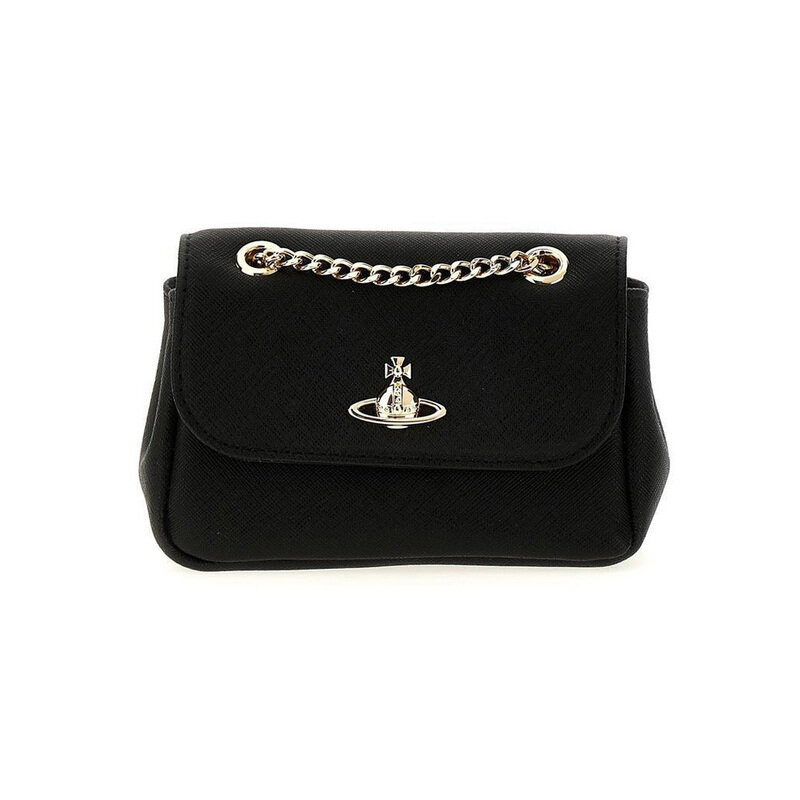 비비안웨스트우드 25SS ORB 금장 로고 체인 숄더백 블랙 5C01000BW S000B N402 - Vivienne Westwood