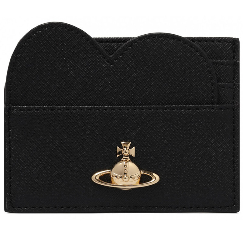 비비안웨스트우드 25SS ORB 로고 하트 카드지갑 블랙 54030008W S000B N402 - Vivienne Westwood