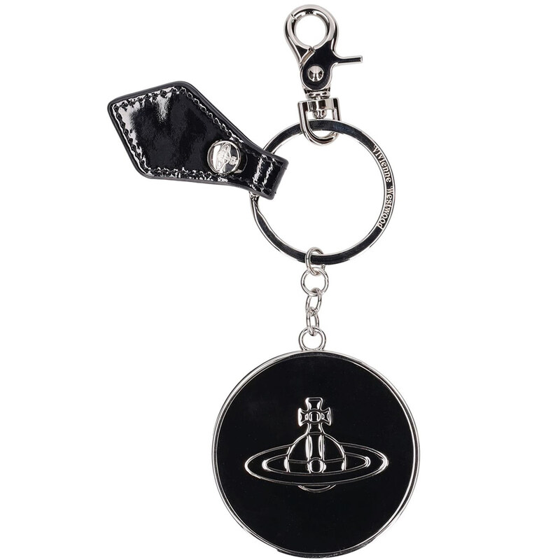비비안웨스트우드 23FW ORB 로고 플라크 키링 블랙 82030102U OM000G N401 - Vivienne Westwood