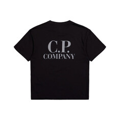 CP컴퍼니 26SS 베이직 로고 프린팅 반팔 티셔츠 블랙 20CMTS086A 005100W 999 썸네일 2