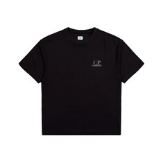 CP컴퍼니 26SS 베이직 로고 프린팅 반팔 티셔츠 블랙 20CMTS086A 005100W 999 썸네일 1