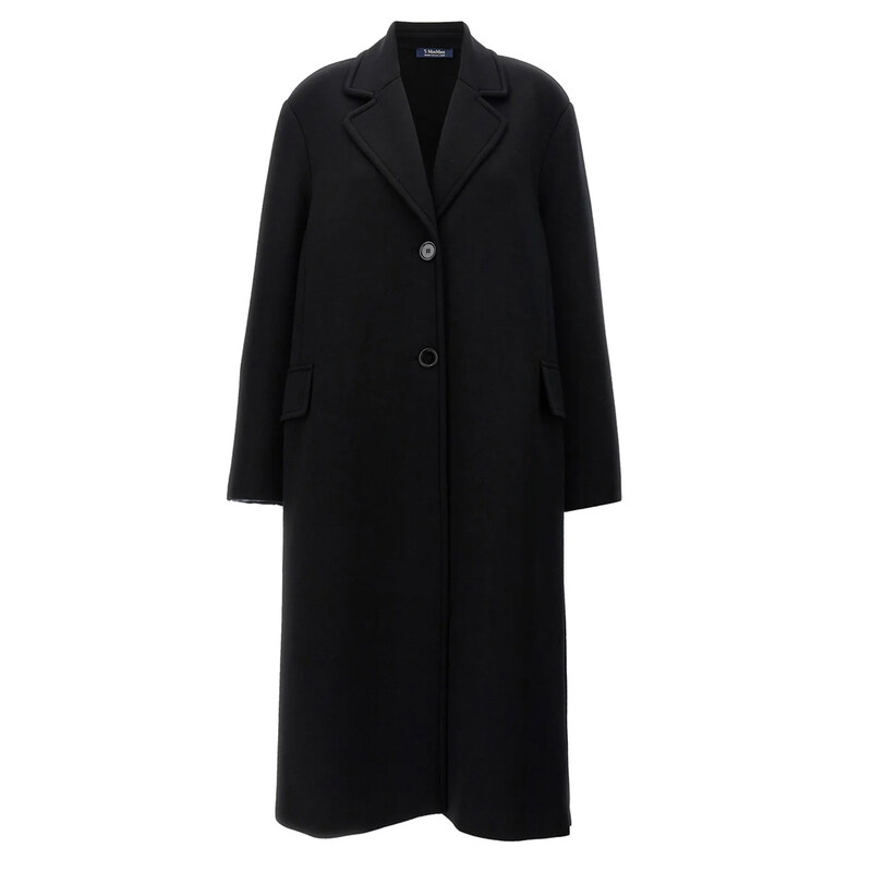 막스마라 24SS RADICE 저지 싱글 코트 블랙 2419901011 002 - Max Mara