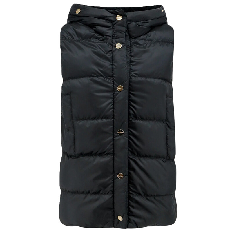 막스마라 24SS JSOFT 리버시블 후드 패딩조끼 블랙 2419291084 002 - Max Mara