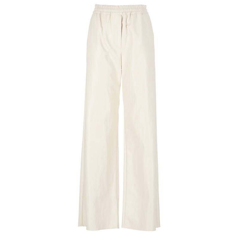 막스마라 24SS BREZZA 레더 트레이닝 팬츠 아이보리 2415131141 001 - Max Mara