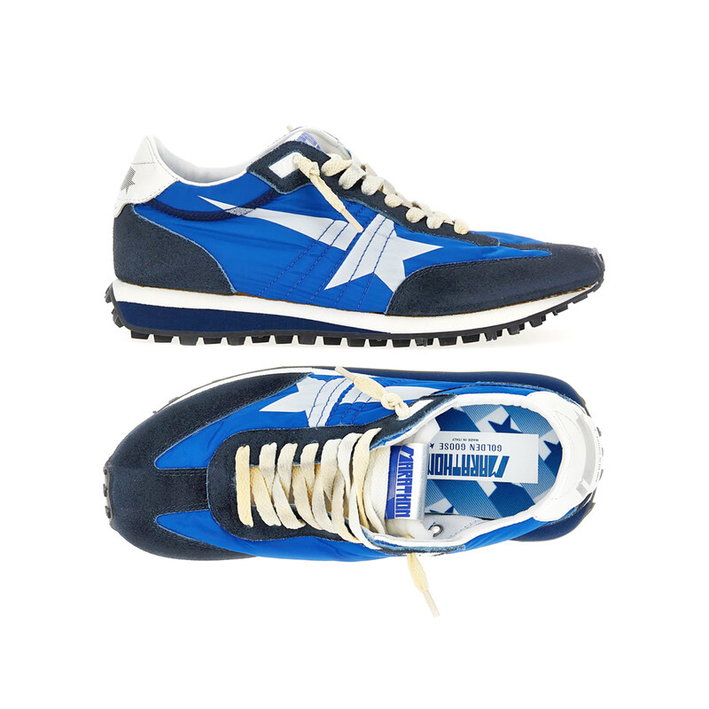 골든구스 26SS 러닝 마라톤 M77 스니커즈 로얄블루다크블루 GMF00683 F005463 50738 - Golden Goose