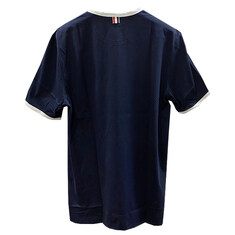 더팩토리 26SS 톰브라운 삼선 사이드 슬릿 링거 반팔티 / 네이비 (MJS083A 00042 415) 썸네일 2