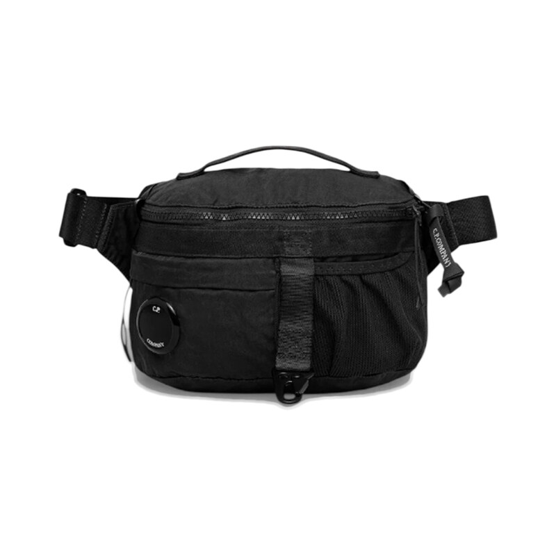 26SS 렌즈 와펜 나일론 B 웨이스트백 블랙 20CMAC043A 005269G 999 - CP company