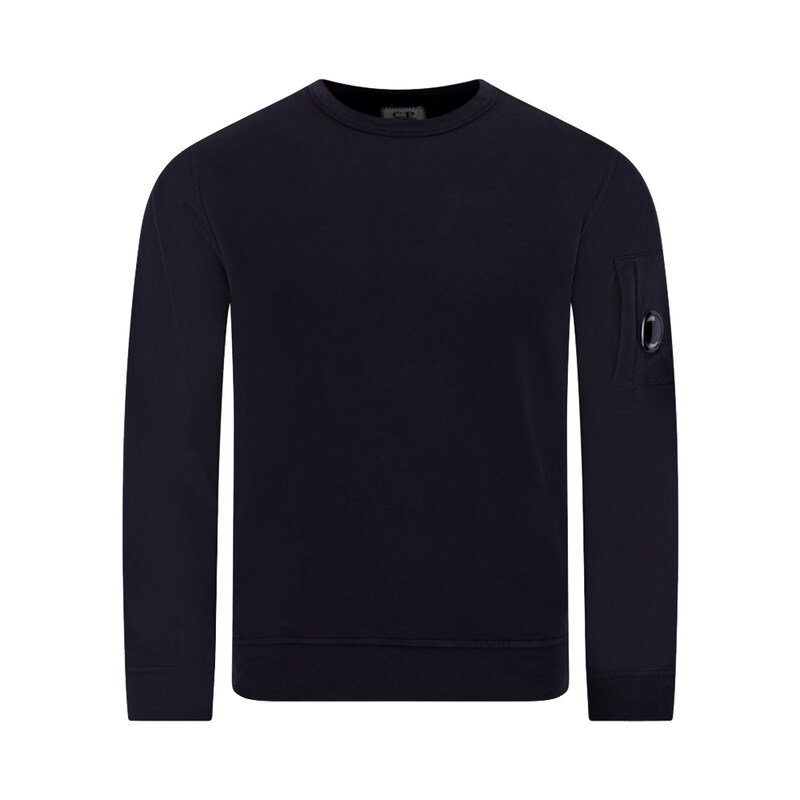 26SS 렌즈 와펜 라이트 플리스 크루넥 맨투맨 블랙 RCCMSS711A 002246G 999 - CP company