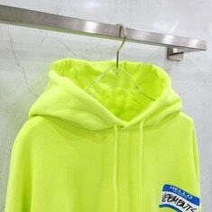 [럭스유] (새상품) XS / 베트멍 헬로 마이 네임 네온 오버 후드티 썸네일 2