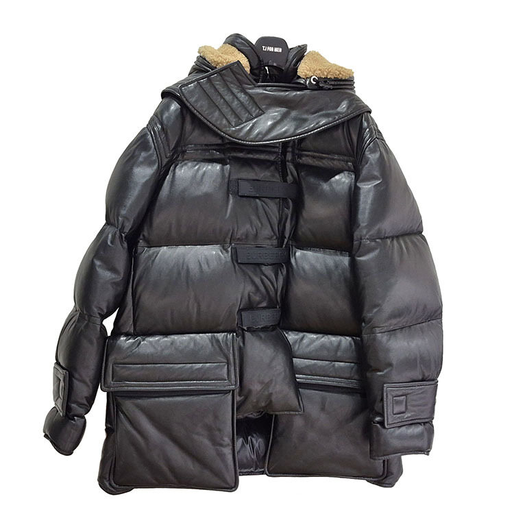 버버리 램스킨 시어링 구스다운 패딩 21526023 - Burberry