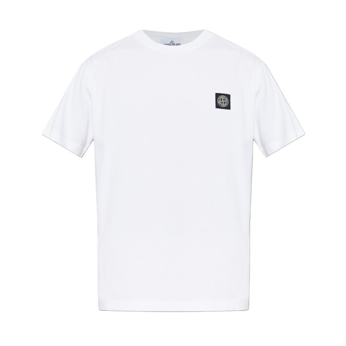26SS 스톤아일랜드 미니로고 코튼 화이트 티셔츠 L1S152100027 S0013 V0001 - Stone Island