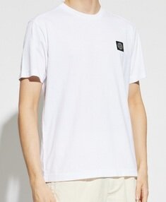 26SS 스톤아일랜드 미니로고 코튼 화이트 티셔츠 L1S152100027 S0013 V0001 썸네일 1