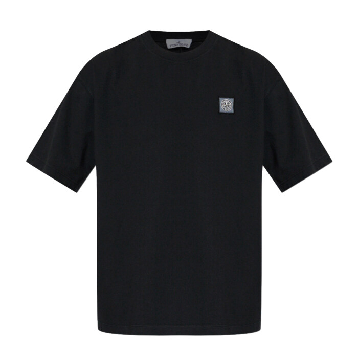26SS 스톤아일랜드 레귤러핏 코튼 블랙 티셔츠 L1S152100030 S0115 V0029 - Stone Island