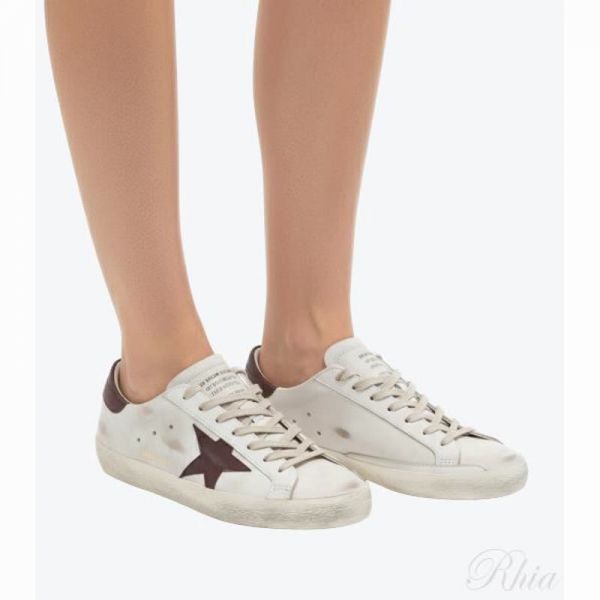 골든구스 26SS 볼스타 스니커즈 레더 스타 GMF00101 F008114 10350 - Golden Goose