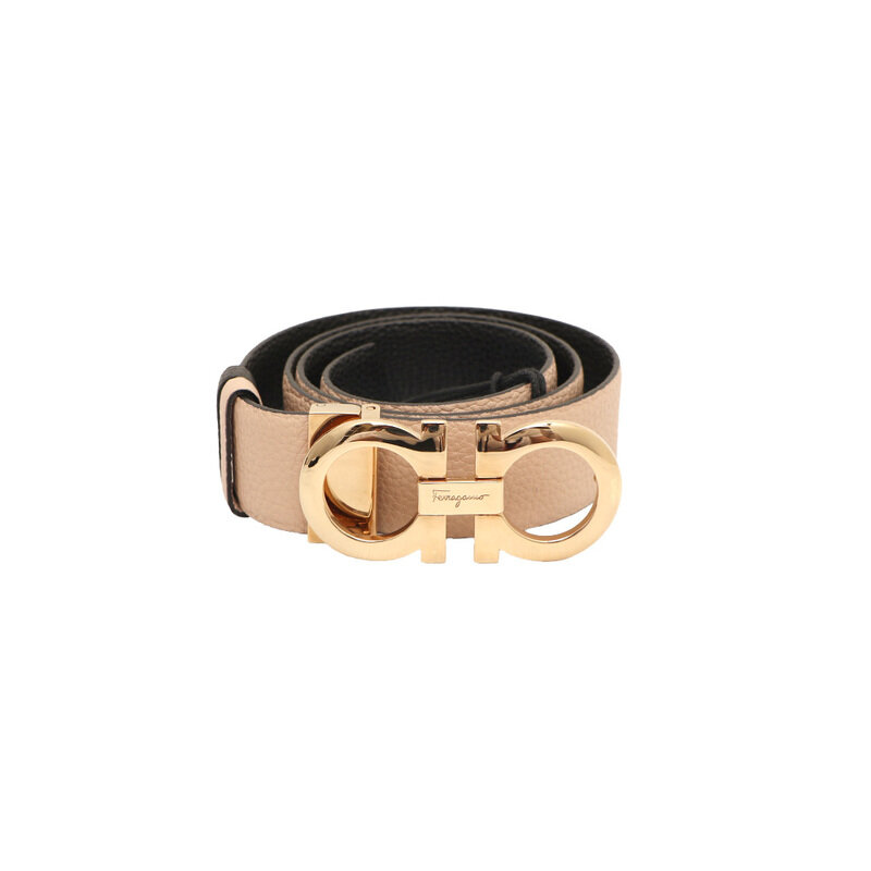 페레가모 23 A564 간치니 프리컷팅 양면 여성 가죽 벨트kk84054725 - Salvatore Ferragamo