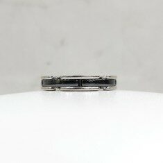 [럭스유] 샤넬 화이트골드 블랙 세라믹 울트라 링 스몰 55호 J3092 썸네일 1
