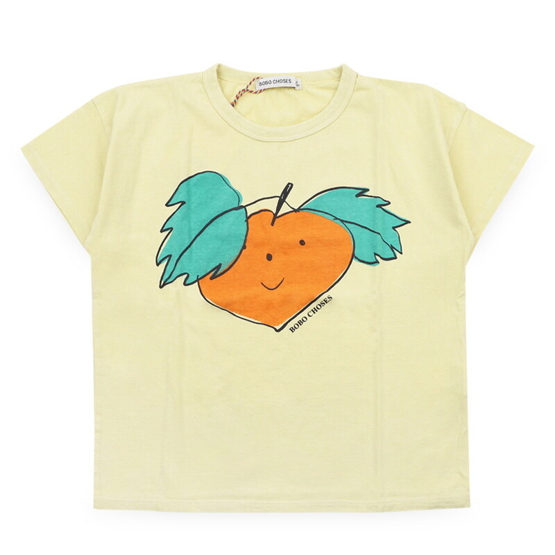 디몬트 보보쇼즈 키즈 탠저린 프린팅 반팔(옐로우) B126AC008 721 - Bobo Choses