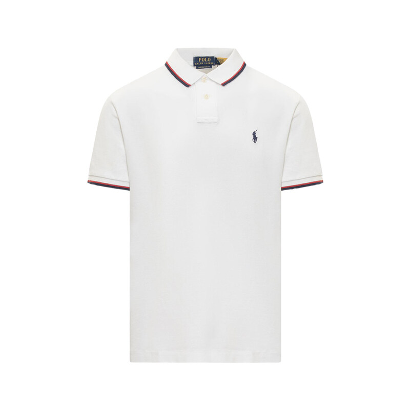 26SS 포니 자수 커스텀 슬림핏 폴로 티셔츠 화이트 710842621 002 - Polo Ralph Lauren