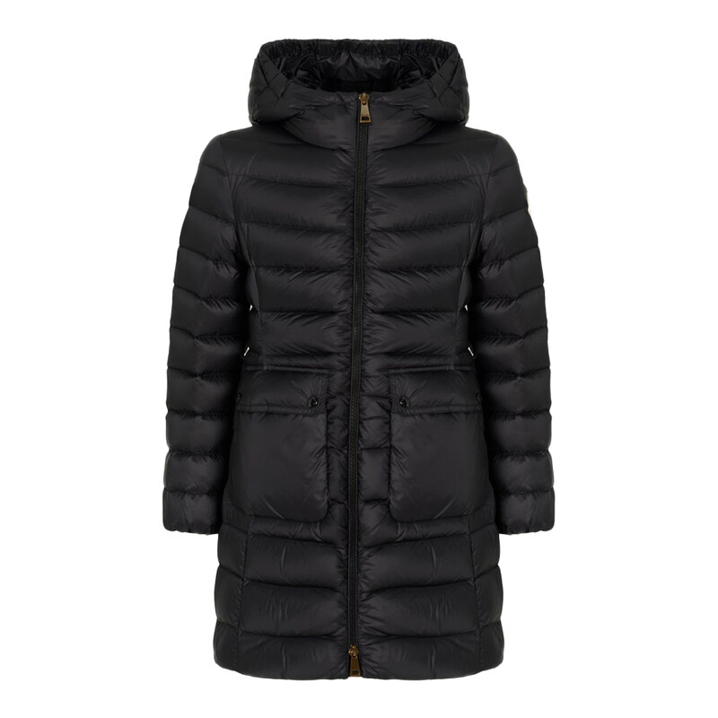 키즈 여성 아딜레 ADILE 로고 패치 후드 롱 경량패딩 블랙 1C000 02 597YF 999 - Moncler
