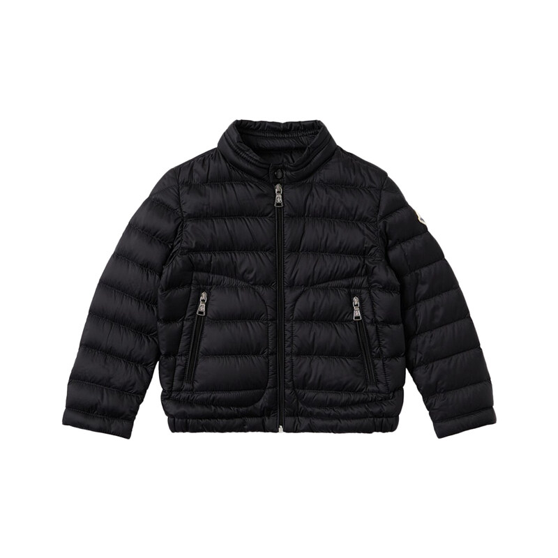 키즈 아코루스 ACORUS 로고 패치 경량패딩 블랙 1A000 35 597YF 999 - Moncler