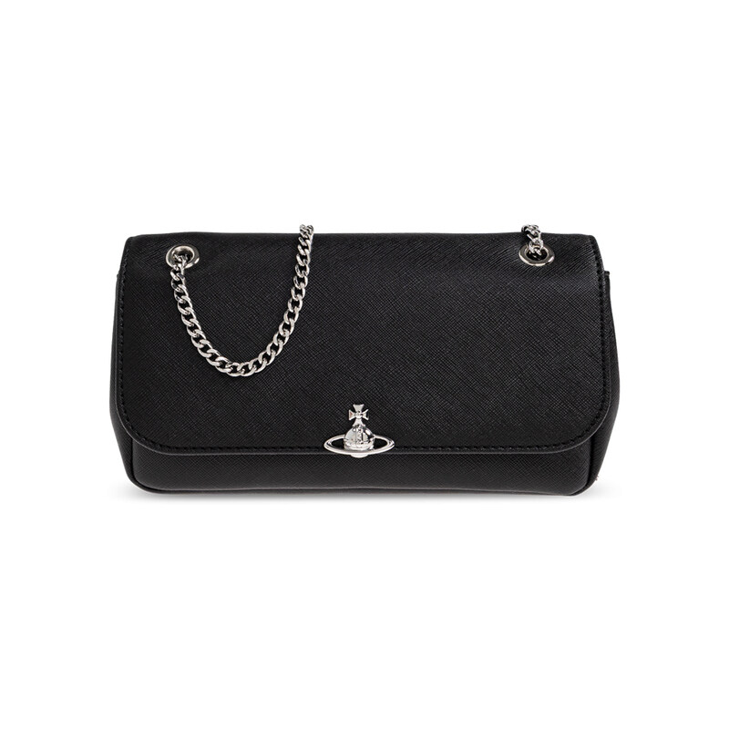 26SS ORB 은장 로고 펄스 체인 크로스백 블랙 5C01000XW S0021 N401 - Vivienne Westwood