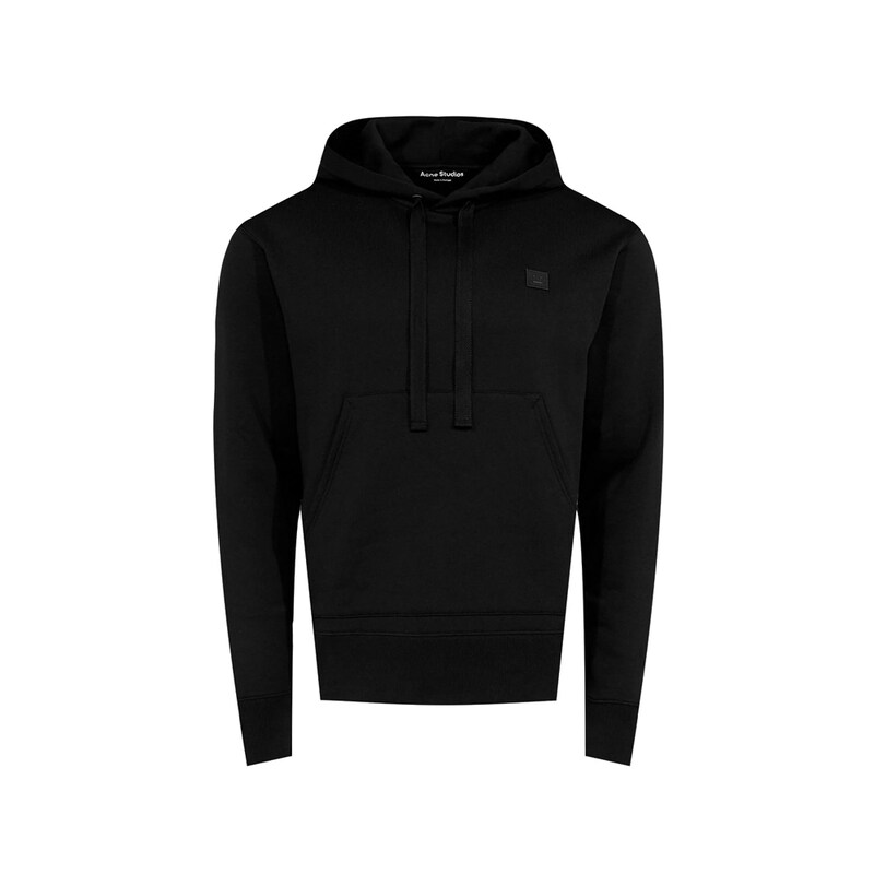 15주년 페리스 페이스 패치 기모 후드티 블랙 2HK173 900 - Acne Studios