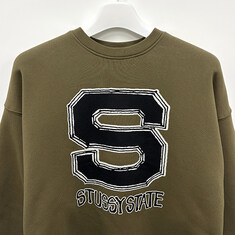 논현 더팩토리 26SS 스투시 STUSSY STATE 스투시 스테이트 맨투맨 / 올리브 (118596 0403) 썸네일 2