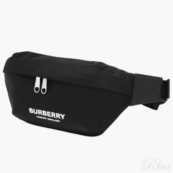 버버리 로고 프린트 나일론 쏘니 범 백 8049095 - Burberry