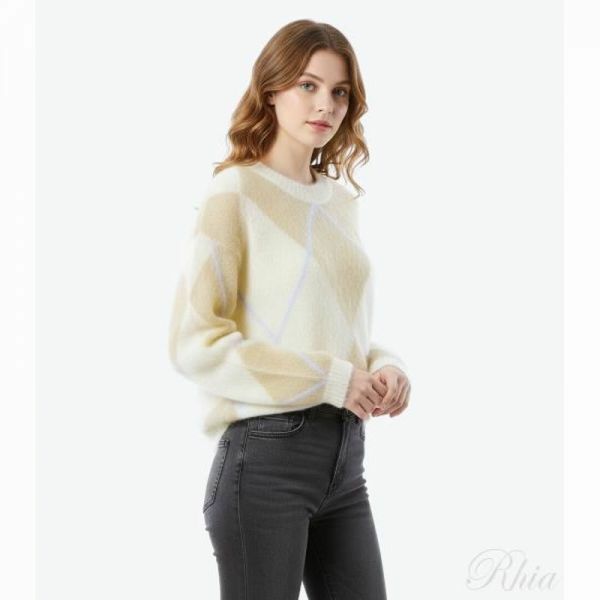가니 멀티컬러 점퍼 K2246 999 스웨터 - Ganni