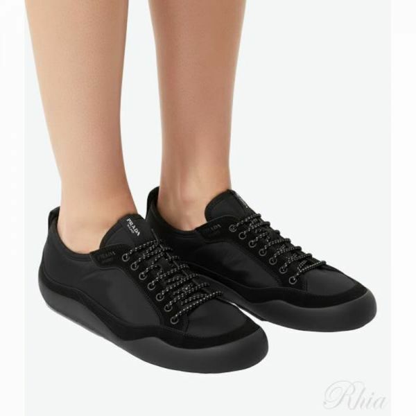 프라다 26FW 스피드록 리나일론 스웨이드 스니커즈 2EE469 D7C F0002 - Prada