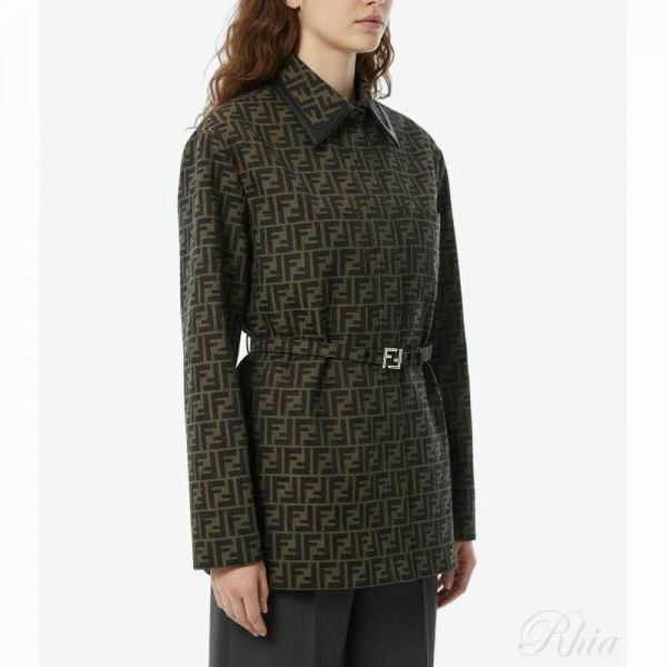 펜디 26SS FF 캔버스 자켓 FJ7564 A5W3 F118W - Fendi