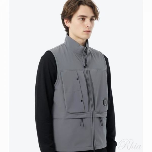 CP컴퍼니 C P 쉘 R 후드 베스트 18CMVE132A 005968A 935 렌즈 - CP company