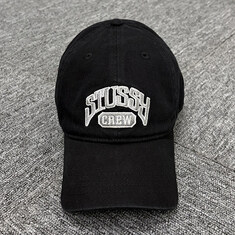 논현 더팩토리 26SS 스투시 LP CREW 로우 프로파일크루 스트랩백 캡 야구모자 / 블랙 (1311192 0001) 썸네일 1