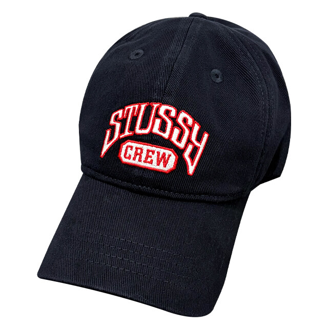 더팩토리 26SS 스투시 LP CREW 로우 프로파일크루 스트랩백 캡 야구모자 / 네이비 (1311192 0806) - Stussy