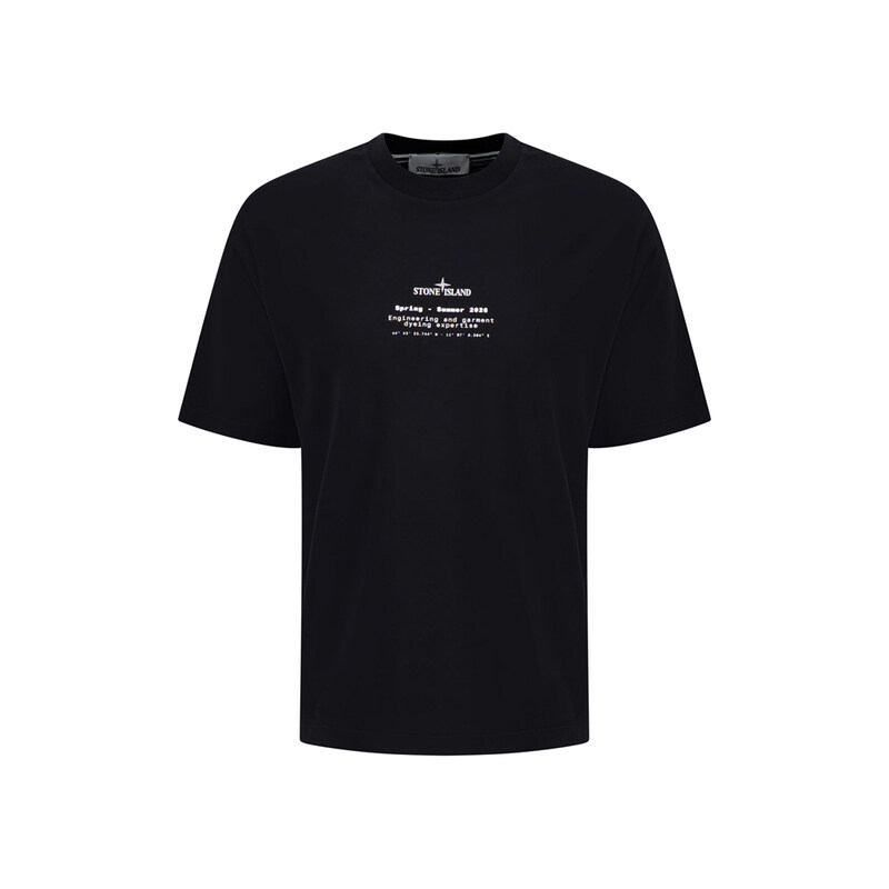 스톤 26SS 텍스트 로고 티셔츠 블랙 L1S15 2100001 S0285 V0029 - Stone Island
