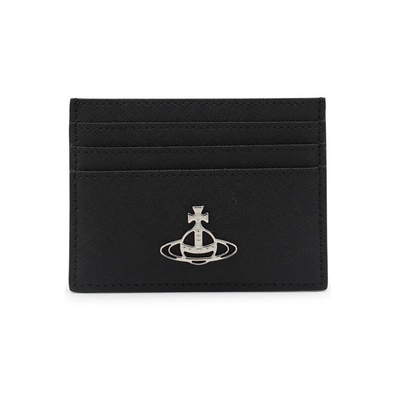 비비안웨스트우드 26SS ORB 로고 플랫 카드지갑 블랙 54030006W L001N N401 - Vivienne Westwood