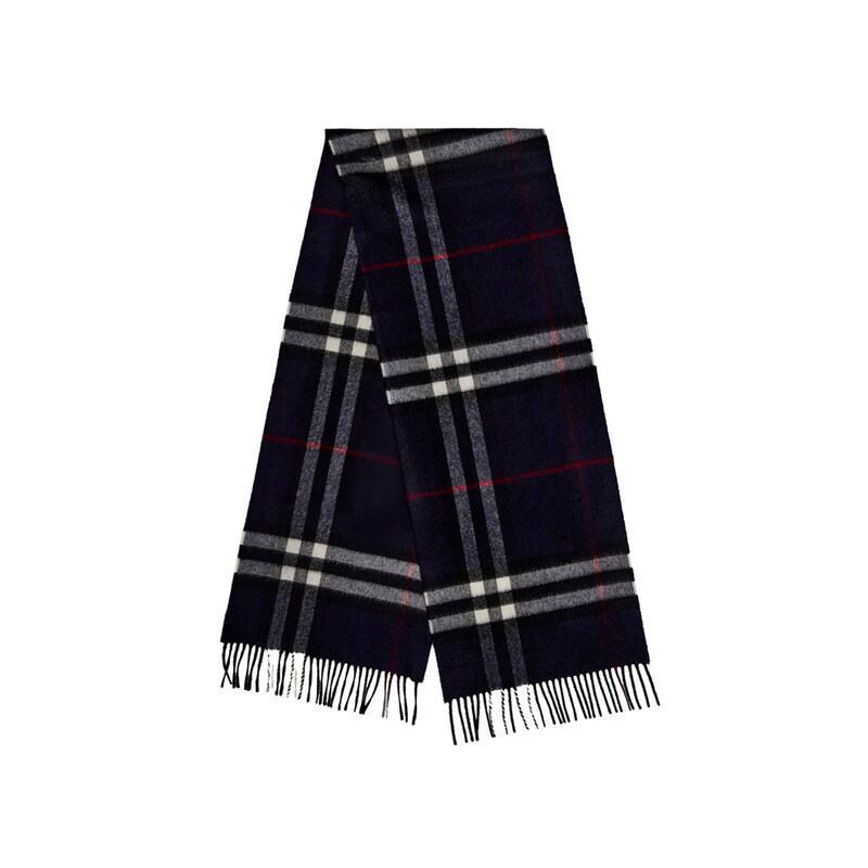 버버리 26SS 자이언트 체크 머플러 블루 8112641 - Burberry
