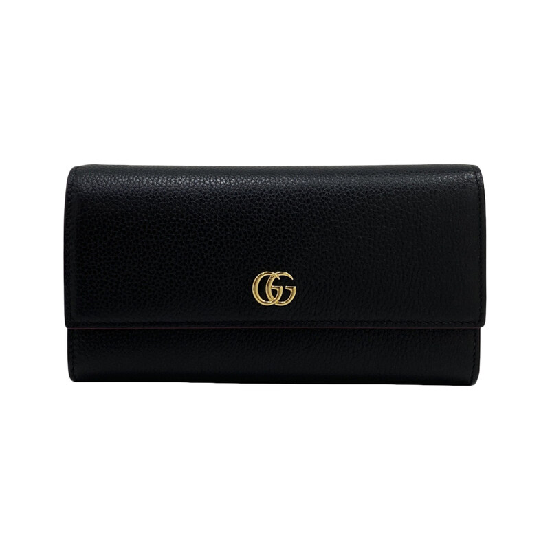 구찌 26SS GG 마몽 바이컬러 컨티넨탈 장지갑 블랙레드 456116 AAE5F 1062 - Gucci