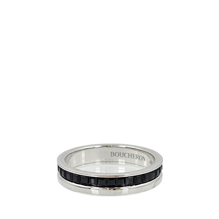 부쉐론 콰트로 블랙 에디션 웨딩 밴드 49호 JAL00206 5368  - Boucheron