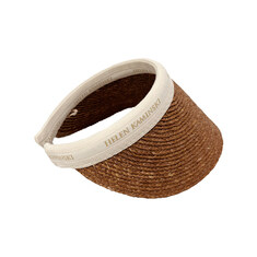 26SS 비앙카12 라피아 바이저햇 넛셸/네추럴 HAT52493 BIANCA 12 NUTSHELL NATURAL 썸네일 2
