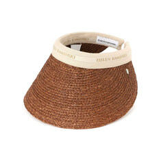26SS 비앙카12 라피아 바이저햇 넛셸/네추럴 HAT52493 BIANCA 12 NUTSHELL NATURAL 썸네일 1