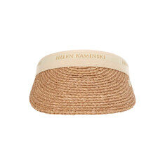 26SS 비앙카8 라피아 바이저햇 누가/네추럴 HAT52204 BIANCA 8 NOUGAT NATURAL 썸네일 2