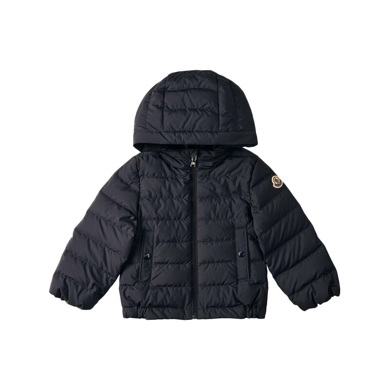 키즈 여성 딜라 DILAR 로고 패치 후드 패딩자켓 네이비 1A000 02 597YF 778 - Moncler
