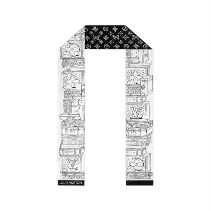 [국내배송]26S/S 루이비통 스카프 마이 LV 러기지 방도 블랙 M96507 - Louis Vuitton