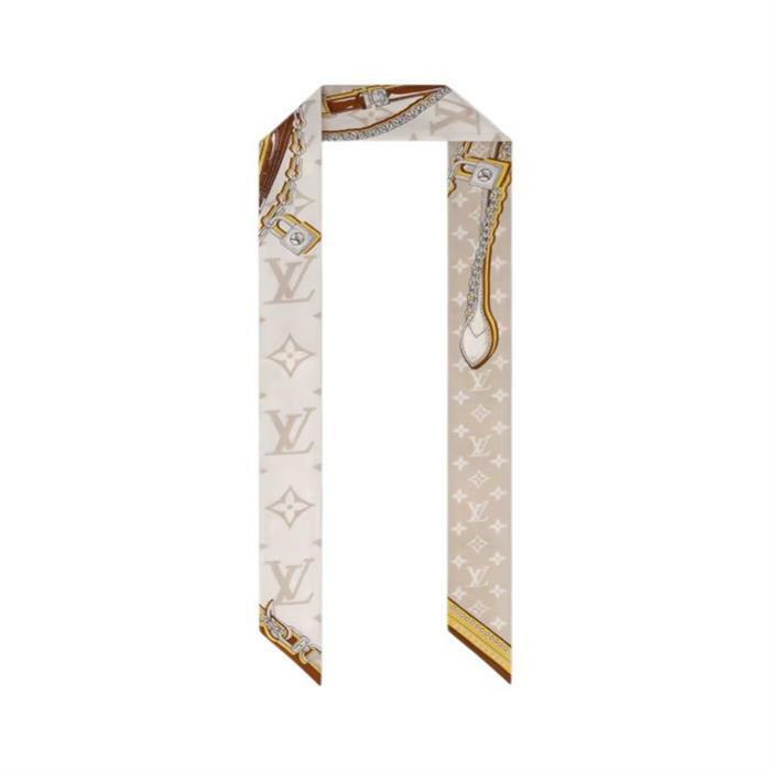 [국내배송]26S/S 루비이통 스카프 얼티밋 모노그램 BB 방도 라이트 베이지 M77777 - Louis Vuitton